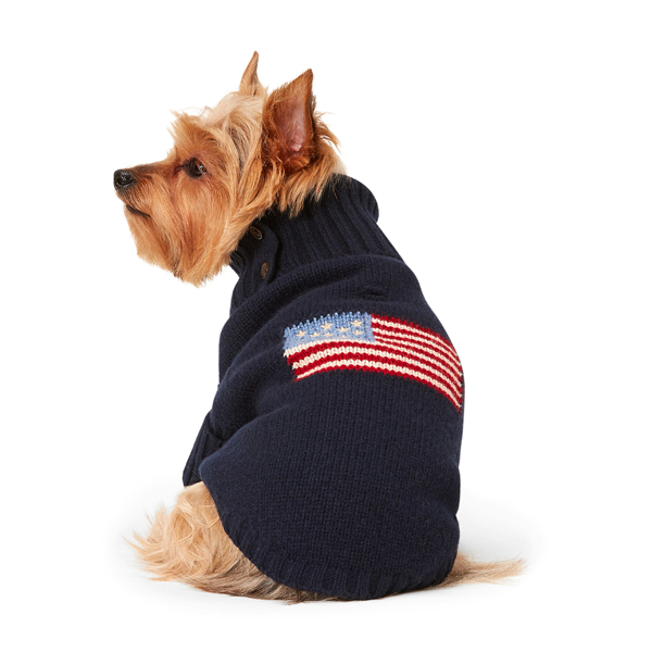 RALPH LAUREN（ラルフローレン）フラッグウールブレンドセーター / Flag Wool-Blend Dog Jumper