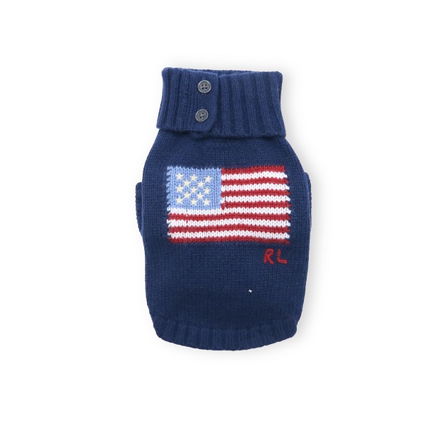 RALPH LAUREN（ラルフローレン）フラッグウールブレンドセーター / Flag Wool-Blend Dog Jumper