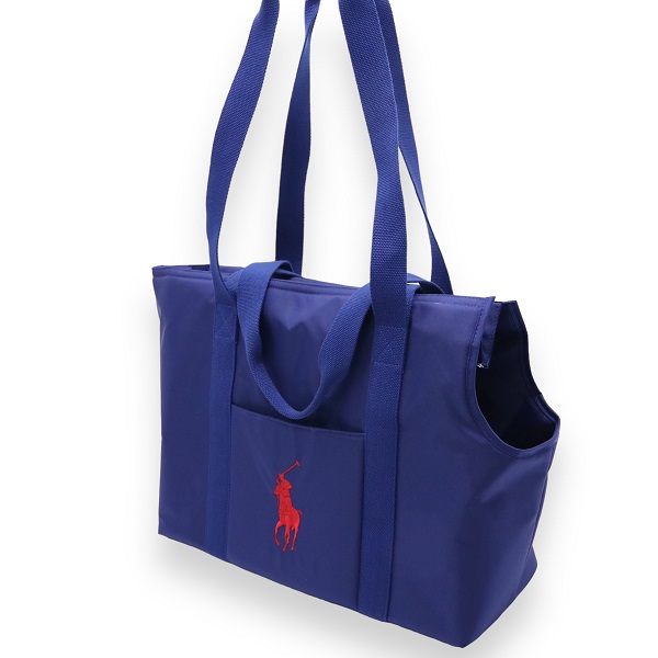 RALPH LAUREN（ラルフローレン）ウーブンキャリートート / Dogs Woven Tote