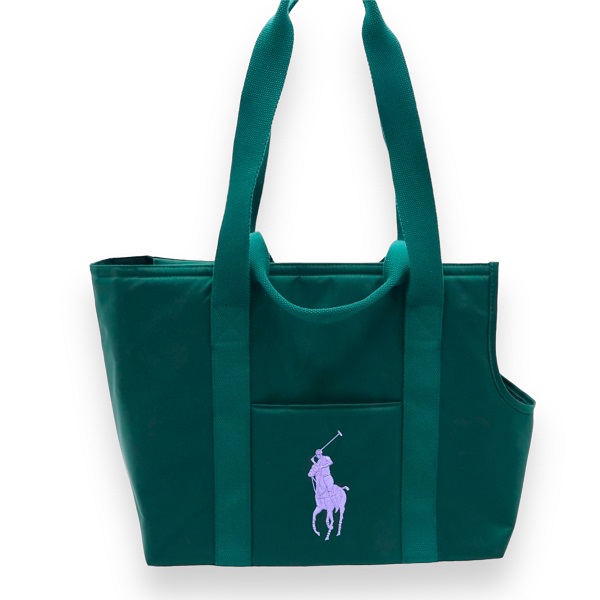 RALPH LAUREN（ラルフローレン）ウーブンキャリートート / Dogs Woven Tote