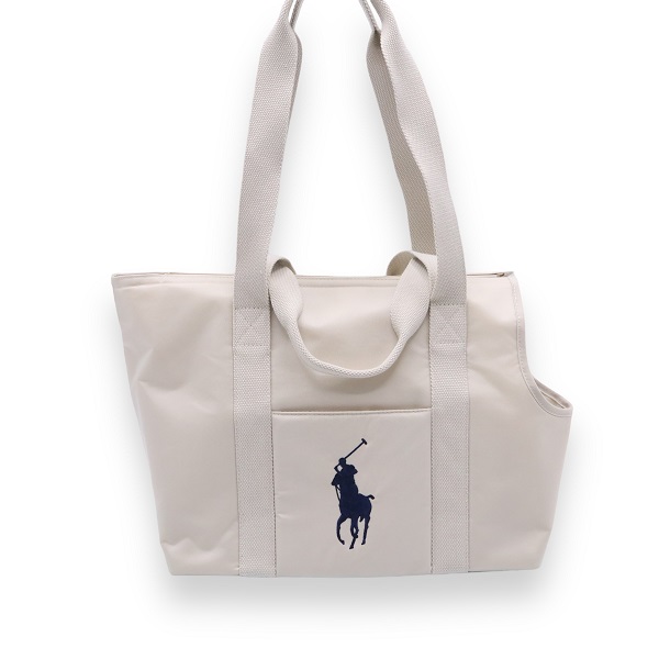 RALPH LAUREN（ラルフローレン）ウーブンキャリートート / Dogs Woven Tote