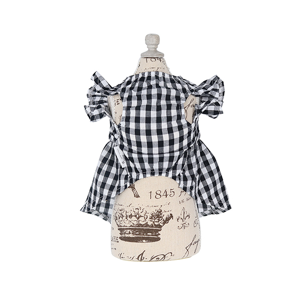 【パピー・超小型犬用】ROPE PICNIC（ロペピクニック）ギンガムチェックフリルショルダーワンピ