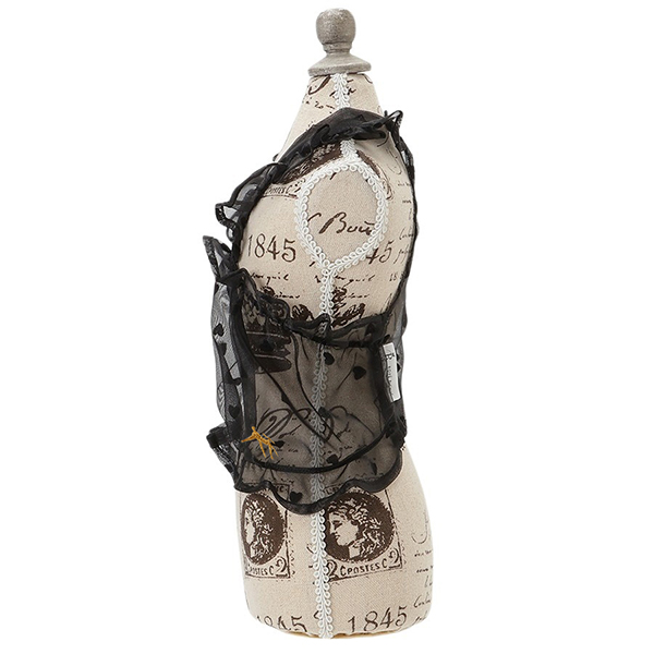 2025新商品 ROPE PICNIC（ロペピクニック）シースルーハート柄ショート丈キャミ