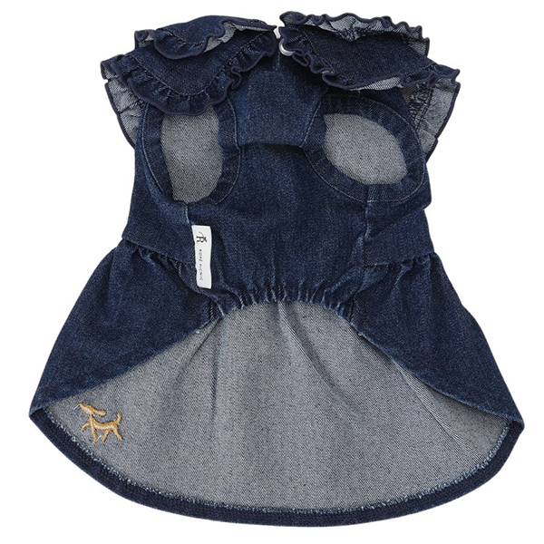 2025新商品 ROPE PICNIC（ロペピクニック）襟付きデニムワンピ