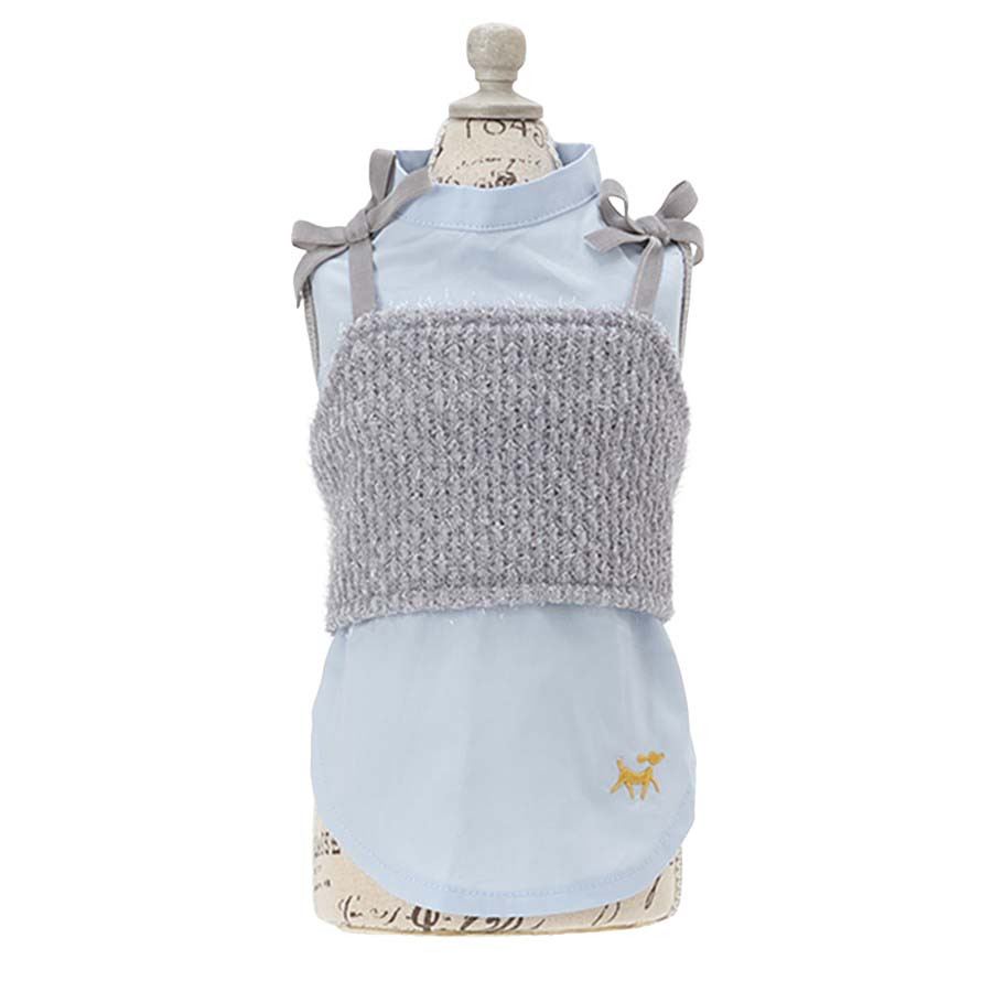 2025新商品 ROPE PICNIC（ロペピクニック）ラメニットドッキングワンピース