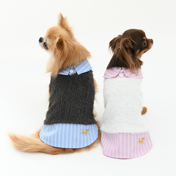 2026新商品 ROPE PICNIC（ロペピクニック）フェザーニットドッキングシャツ