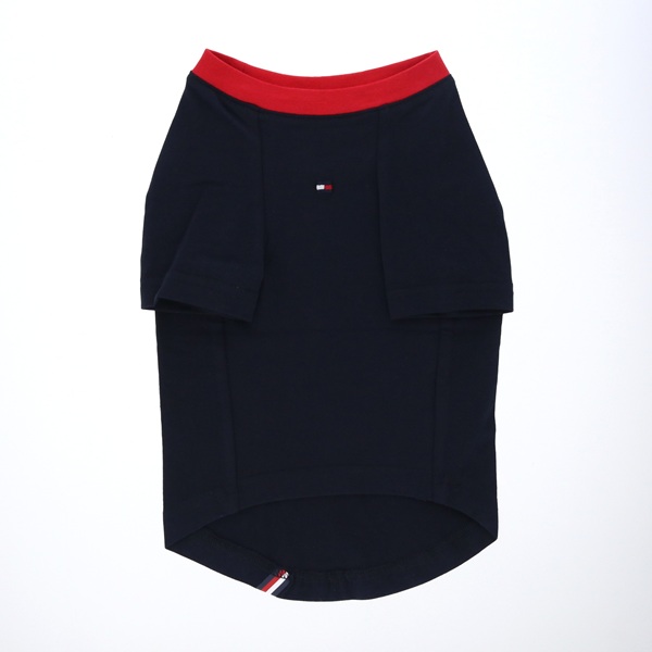 TOMMY HILFIGER（トミーヒルフィガー）ストライプロゴプリントTシャツ / Dog Stripe Logo Print Tee