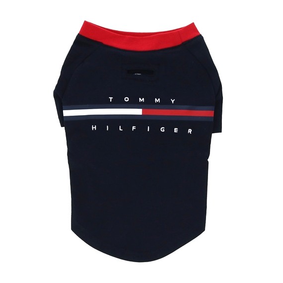 TOMMY HILFIGER（トミーヒルフィガー）クラシックロゴプリントTシャツ / Dog Classic Logo Print Tee