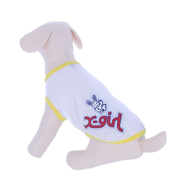21春夏 X Girl エックスガール ステッカーメッシュ タンクトップ 犬服 ドックウェアcalulu カルル