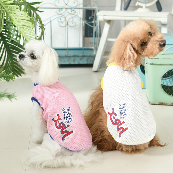 21春夏 X Girl エックスガール ステッカーメッシュ タンクトップ 犬服 ドックウェアcalulu カルル 21春夏 X Girl エックスガール ステッカーメッシュ タンクトップ 犬服 ドックウェアcalulu カルル