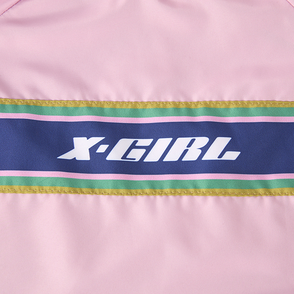 X-girl（エックスガール）ロゴマウンテンパーカー