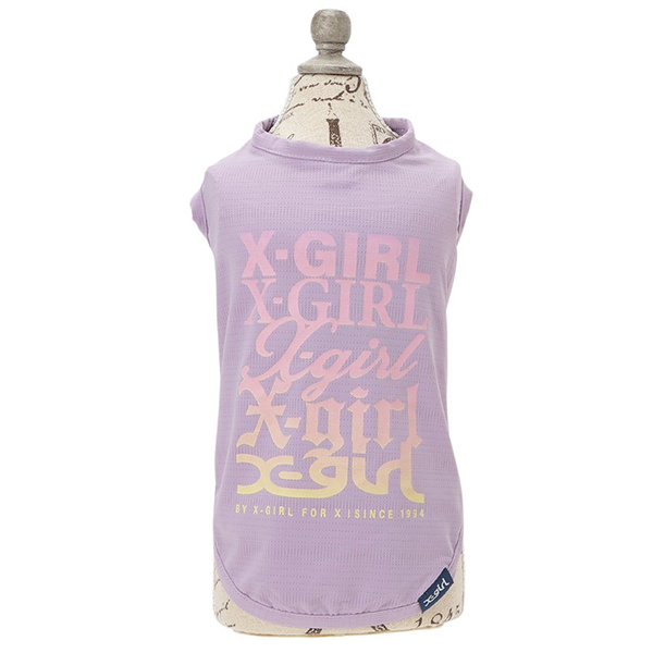 2025新商品 X-girl（エックスガール）バリアスロゴメッシュタンク