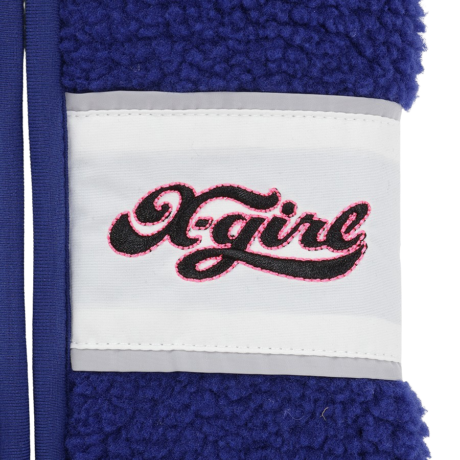 2025秋冬 X-girl（エックスガール）チアフルロゴフリース