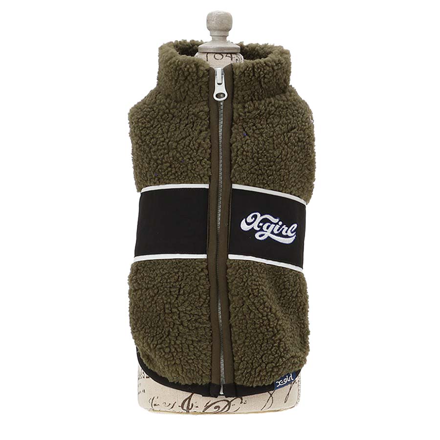 2025秋冬 X-girl（エックスガール）チアフルロゴフリース