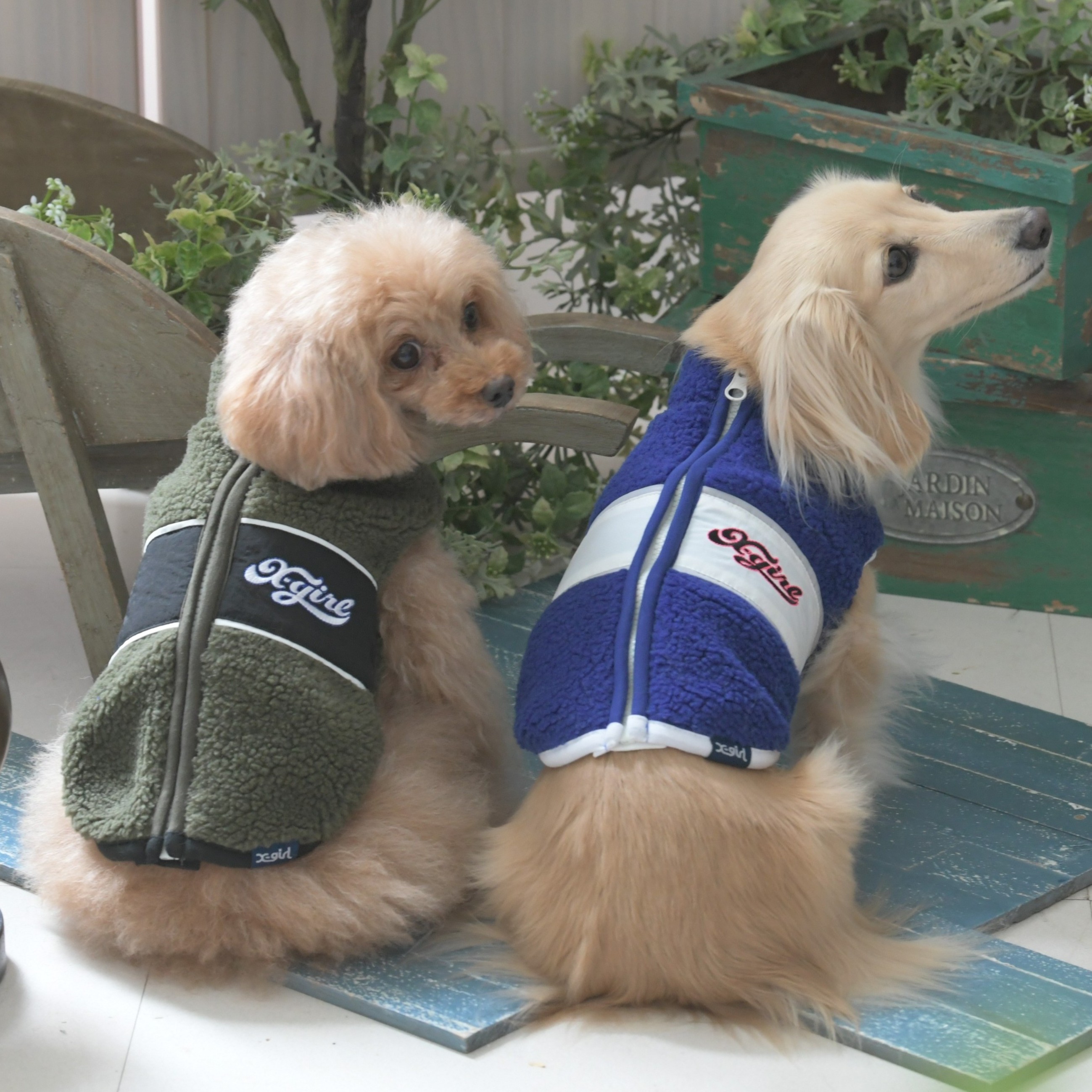 2025秋冬 X-girl（エックスガール）チアフルロゴフリース