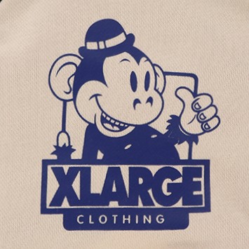 XLARGE（エクストララージ）キースバイカラーフーディー