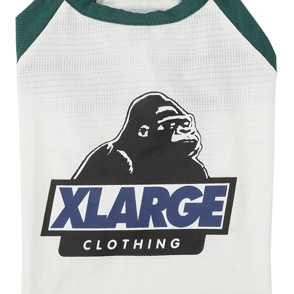 2025新商品 XLARGE（エクストララージ）OGラグランメッシュTシャツ
