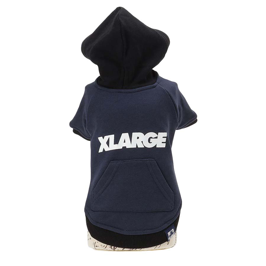 2025新商品 XLARGE（エクストララージ）ツートーンフーディー