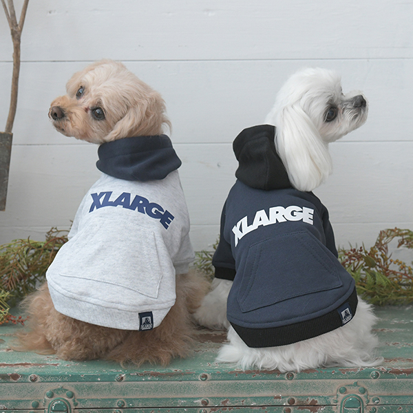2025新商品 XLARGE（エクストララージ）ツートーンフーディー