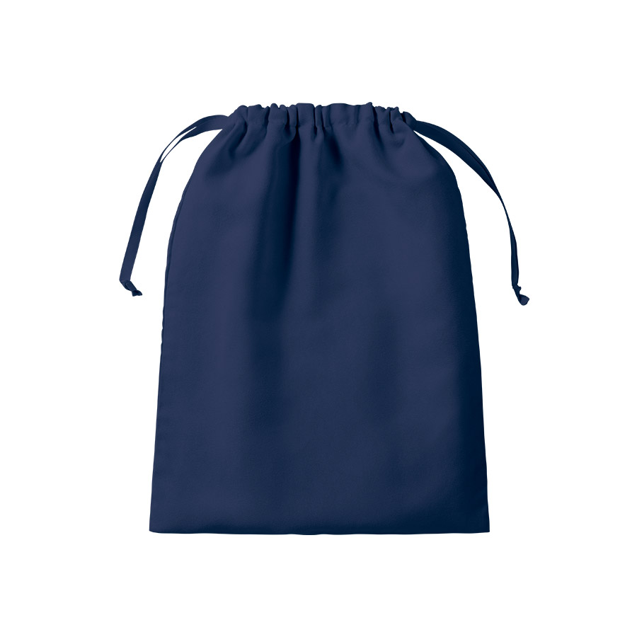 【ギフト包装にも！】スウェード風巾着（L）