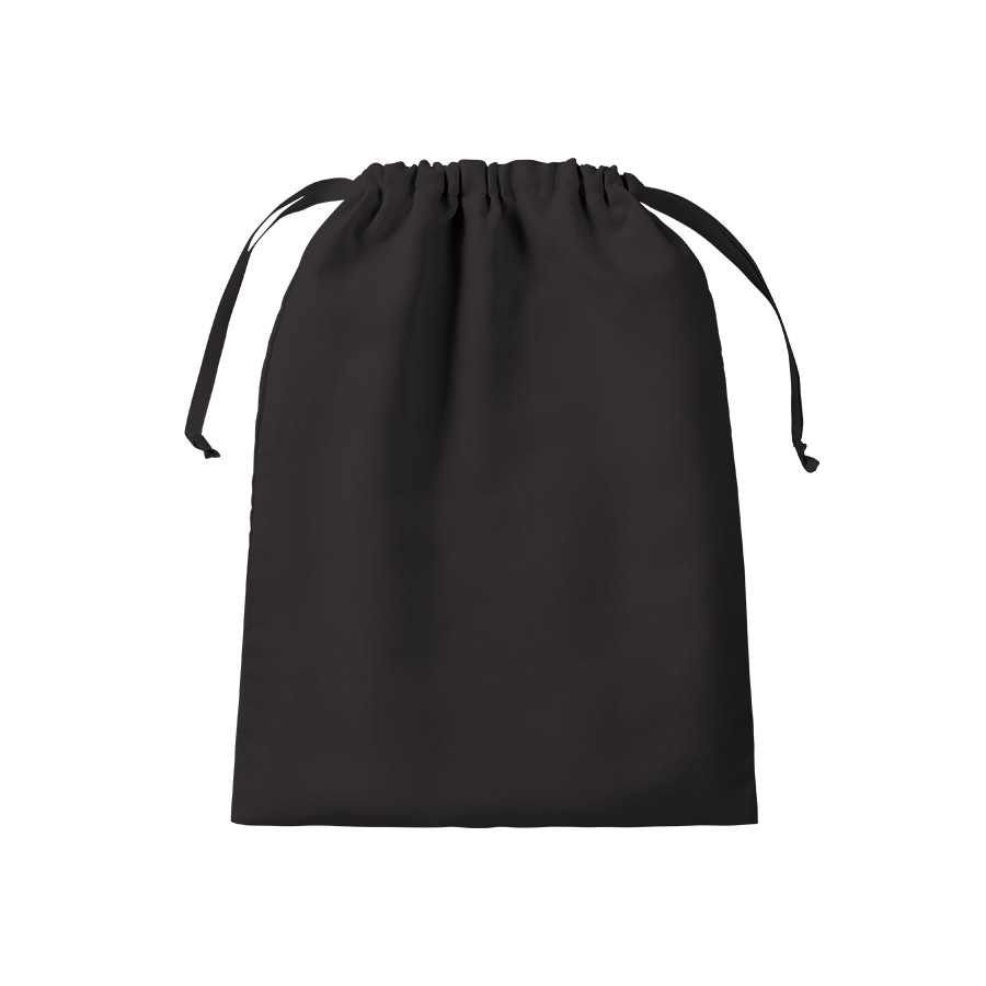 【ギフト包装にも！】スウェード風巾着（L）