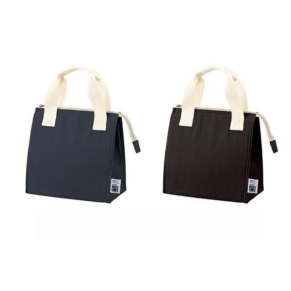 【クールグッズ】フェアトレードコットンスクエア保冷トート Sサイズ
