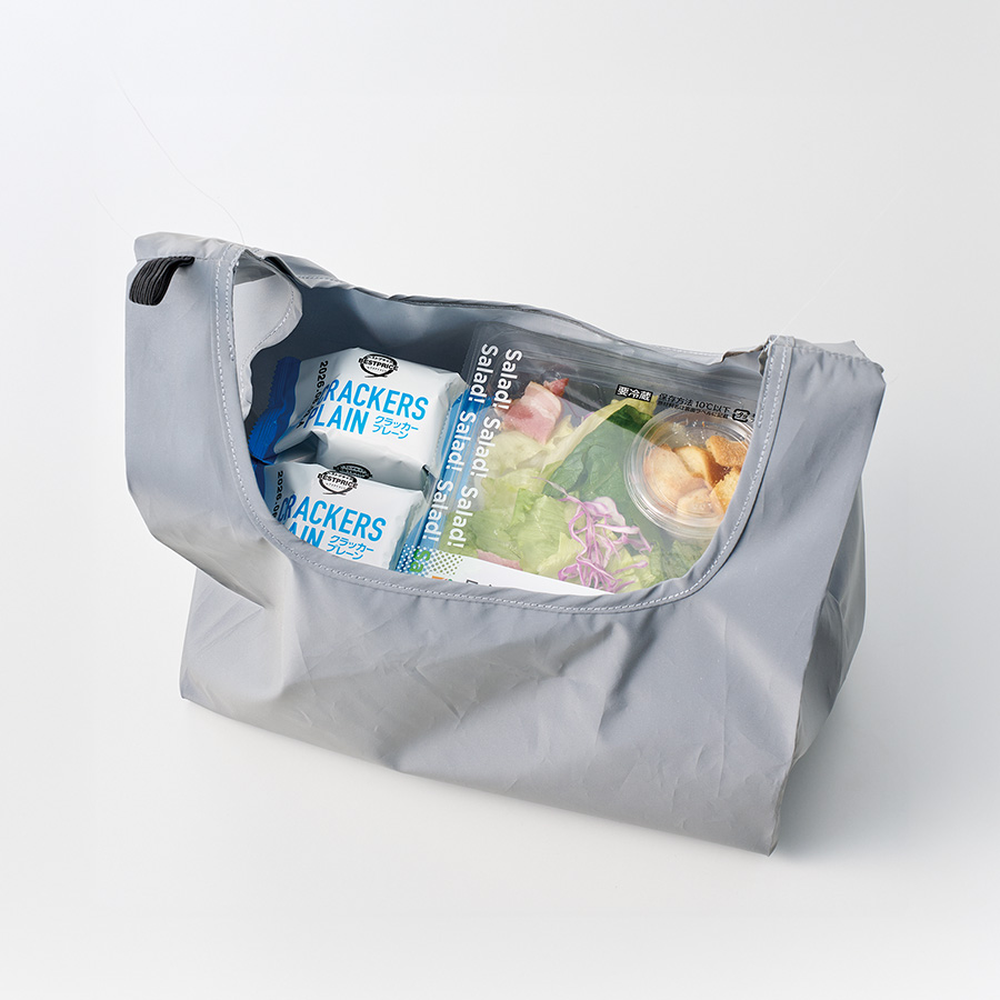 【夜道のお散歩に!】リフレクターマルシェバッグ Mサイズ