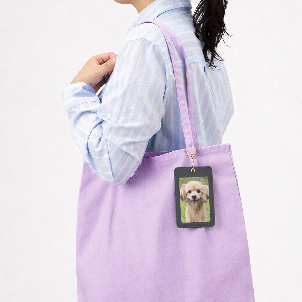 「うちの子フォトカードケース」カラーカードケース