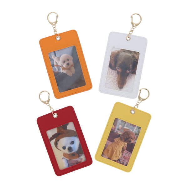 「うちの子フォトカードケース」カラーカードケース