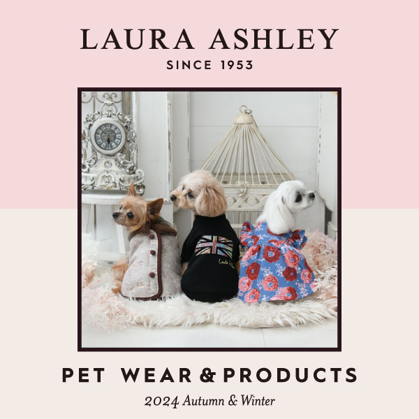 LAURA ASHLEY（ローラアシュレイ）裏起毛ダブルフリルワンピース